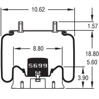 Air Spring Assembly - Watson & Chalin AS0107
